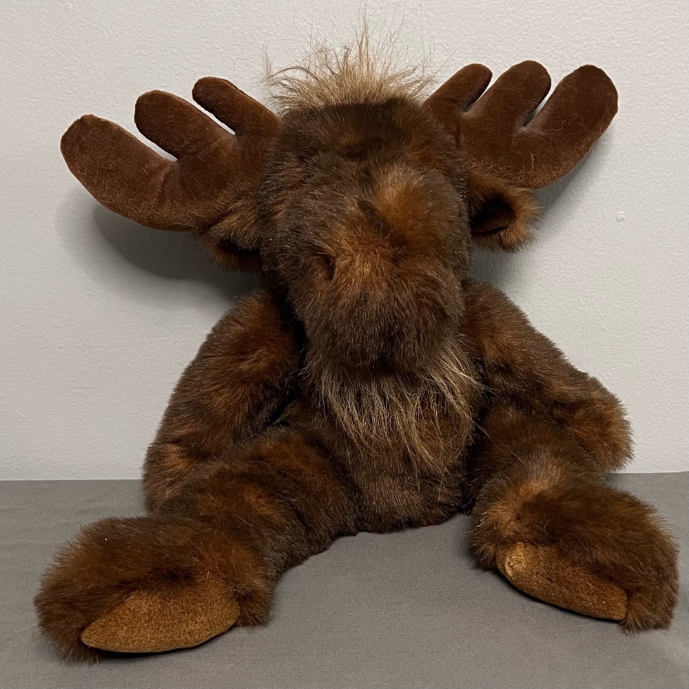VTG 1992 Purr-Fection By MJC Harley Moose Plush Toy 18”